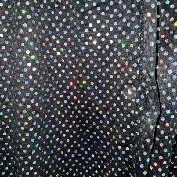 Morph Costumes Disco Dude Metallic Shirt Size XL - Picture 2 of 14